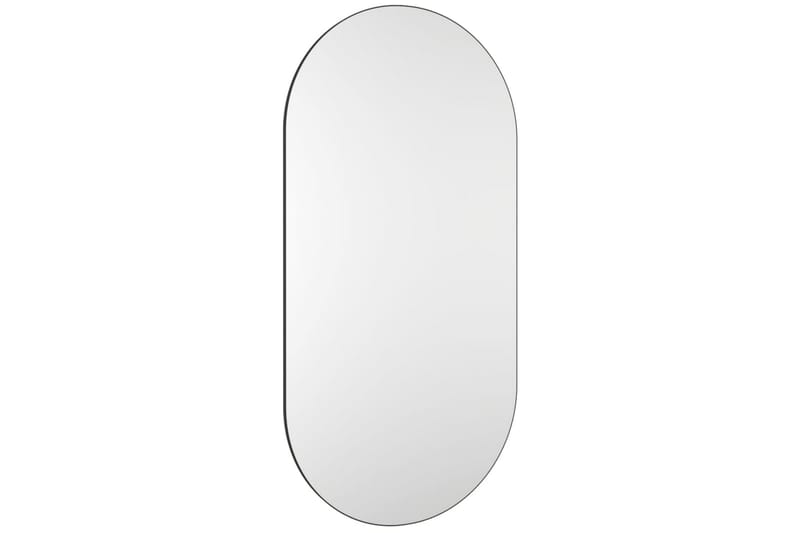 Spegel 100x50 cm glas - Vit - Hallspegel - Väggspegel