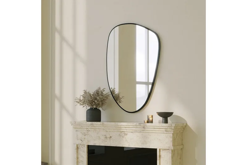 Spegel Adesis Svart, Svart