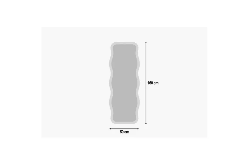 Spegel Aror Vit - Vit - Inredning - Spegel - Hallspegel