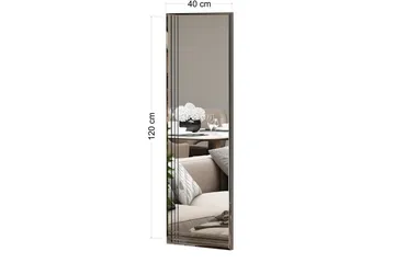 Spegel Casaria Transparent - Vit - Inredning - Spegel - Hallspegel