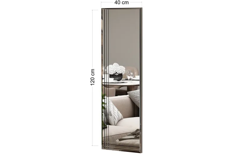 Spegel Casaria Transparent - Vit - Inredning - Spegel - Hallspegel