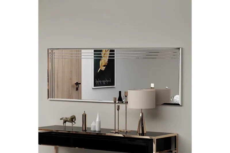 Spegel Casaria Transparent - Vit - Inredning - Spegel - Hallspegel