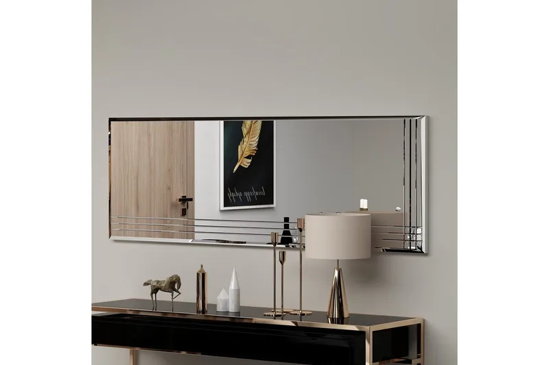 Spegel Casaria Transparent - Vit - Inredning - Spegel - Hallspegel