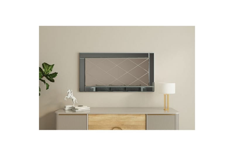 Spegel Elorwich Fume / Vit - Fume / Vit - Inredning - Spegel - Hallspegel