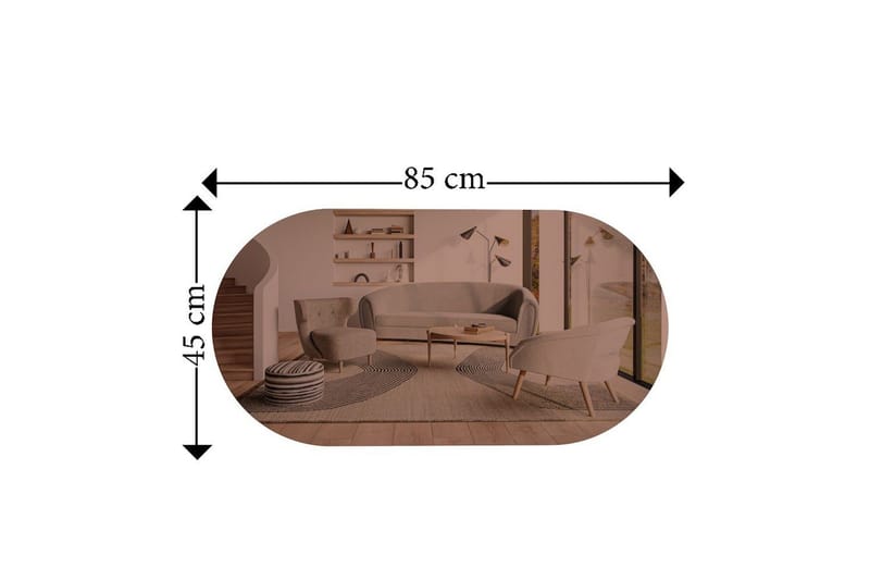 Spegel Erona Brons / Rany - Brons / Rany - Inredning - Spegel - Hallspegel