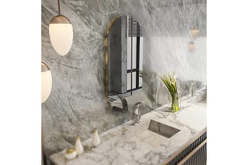 Spegel Erona Mörkgrå / Rany - Mörkgrå / Rany - Inredning - Spegel - Hallspegel