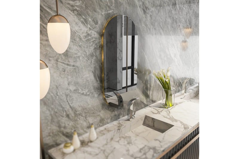 Spegel Erona Mörkgrå / Rany - Mörkgrå / Rany - Inredning - Spegel - Hallspegel