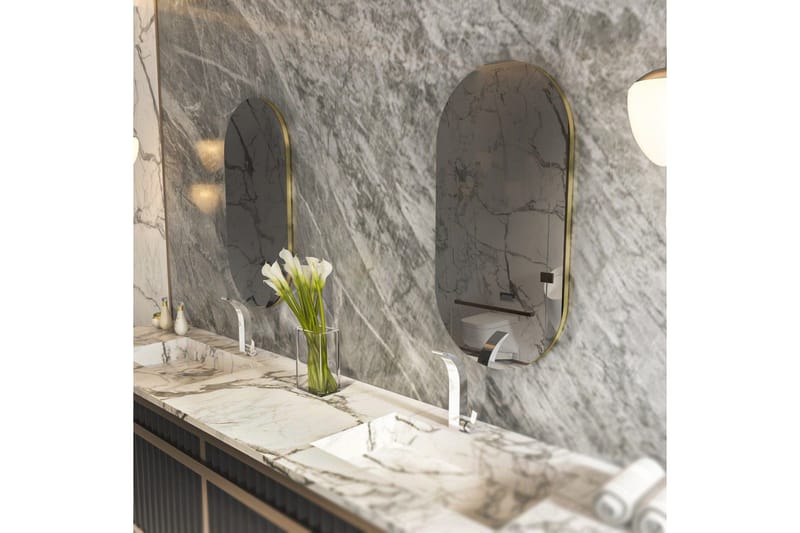 Spegel Erona Mörkgrå / Rany - Mörkgrå / Rany - Inredning - Spegel - Hallspegel