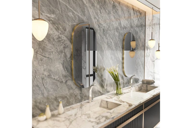 Spegel Erona Mörkgrå / Rany - Mörkgrå / Rany - Inredning - Spegel - Hallspegel