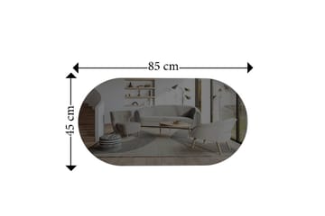 Spegel Erona Mörkgrå / Rany - Mörkgrå / Rany - Inredning - Spegel - Hallspegel