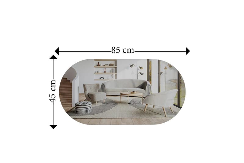 Spegel Erona Transparent / Rany - Transparent / Rany - Inredning - Spegel - Hallspegel
