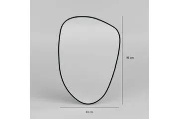 Spegel Inrol Svart - Svart - Inredning - Spegel - Hallspegel
