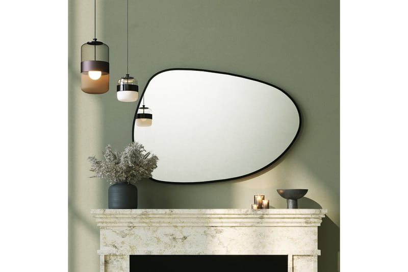 Spegel Inrol Svart - Svart - Inredning - Spegel - Hallspegel