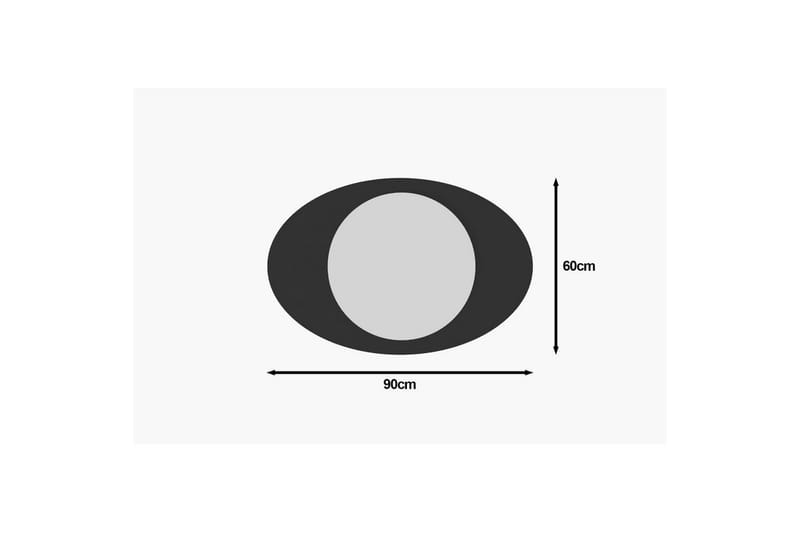 Spegel Masatoshi Svart - Svart - Inredning - Spegel - Hallspegel