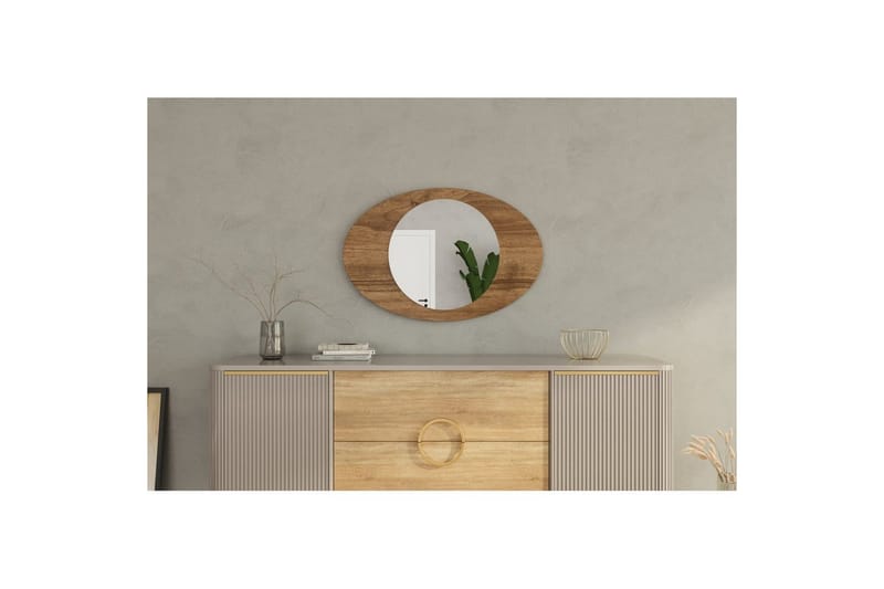 Spegel Masatoshi Valnöt - Valnöt - Inredning - Spegel - Hallspegel