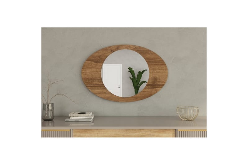 Spegel Masatoshi Valnöt - Valnöt - Inredning - Spegel - Hallspegel