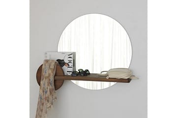 Spegel Ronil Valnöt - Brun - Inredning - Spegel - Hallspegel