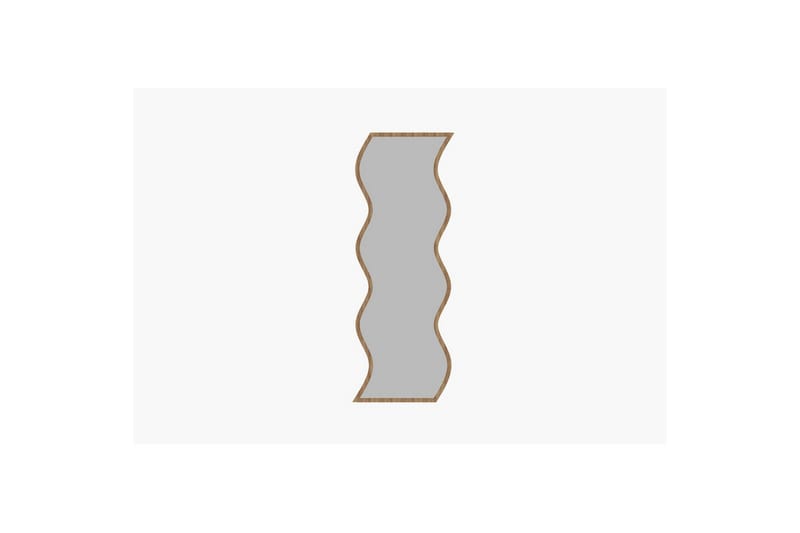 Spegel Safidon Vit / Natur - Vit / Natur - Inredning - Spegel - Hallspegel