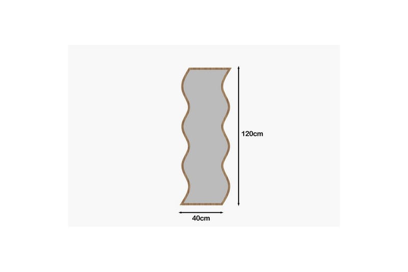 Spegel Safidon Vit / Natur - Vit / Natur - Inredning - Spegel - Hallspegel