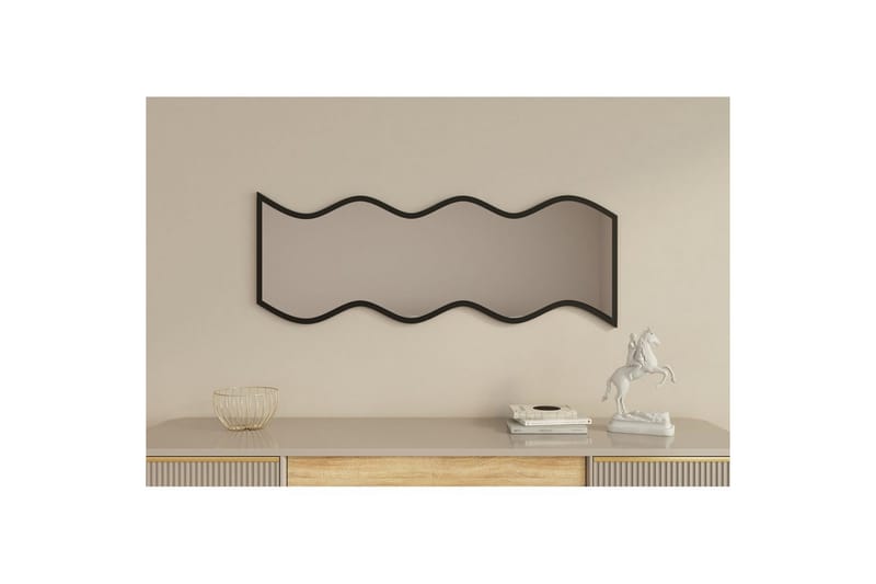 Spegel Safidon Vit / Svart - Vit / Svart - Inredning - Spegel - Hallspegel