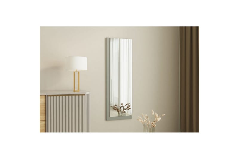 Spegel Sudariya Vit / Antracit - Vit / Antracit - Inredning - Spegel - Golvspegel