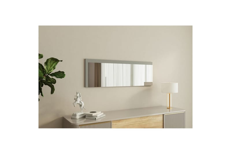 Spegel Sudariya Vit / Antracit - Vit / Antracit - Inredning - Spegel - Golvspegel