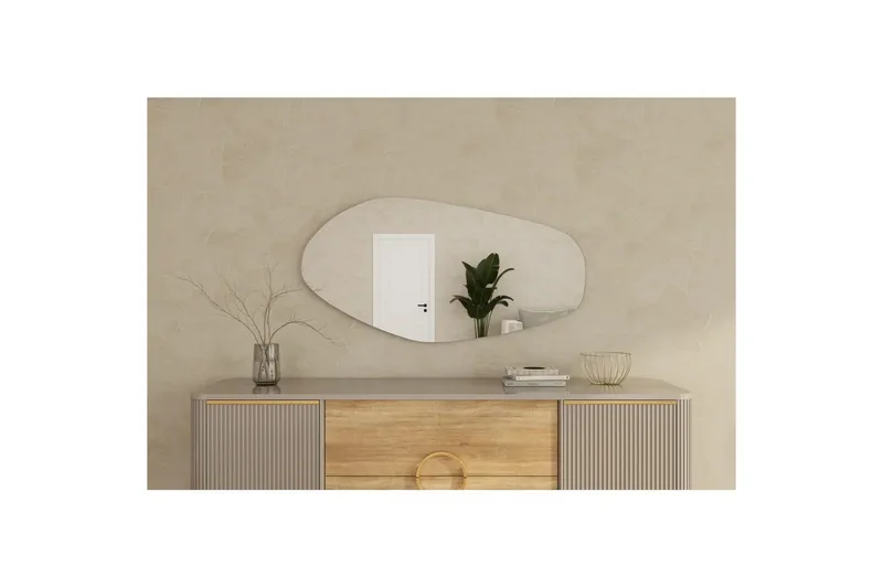 Spegel Ticomanra svart - Svart - Inredning - Spegel - Hallspegel