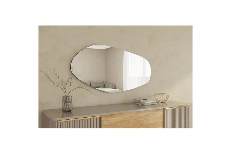 Spegel Ticomanra svart - Svart - Inredning - Spegel - Hallspegel