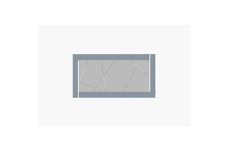 Spegel Virlin Fume / Vit, Fume / Vit