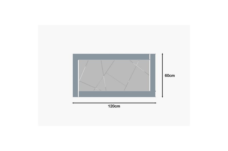 Spegel Virlin Fume / Vit - Fume / Vit - Inredning - Spegel - Hallspegel