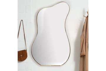 Spegel Wohnling Asymmetrisk metallram oval 100 cm - Inredning - Spegel - Hallspegel