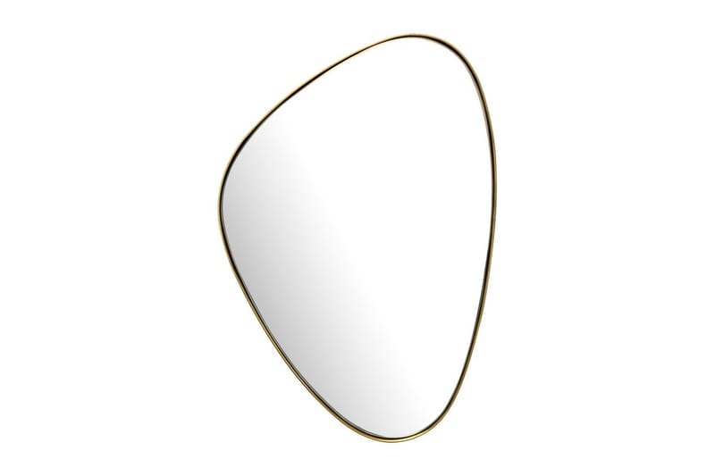 Spegel Wohnling Asymmetrisk metallram oval 70 cm - Inredning - Spegel - Hallspegel