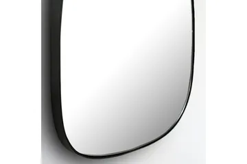 Spegel Wohnling Asymmetrisk tjock metallram oval 60 cm - Inredning - Spegel - Hallspegel