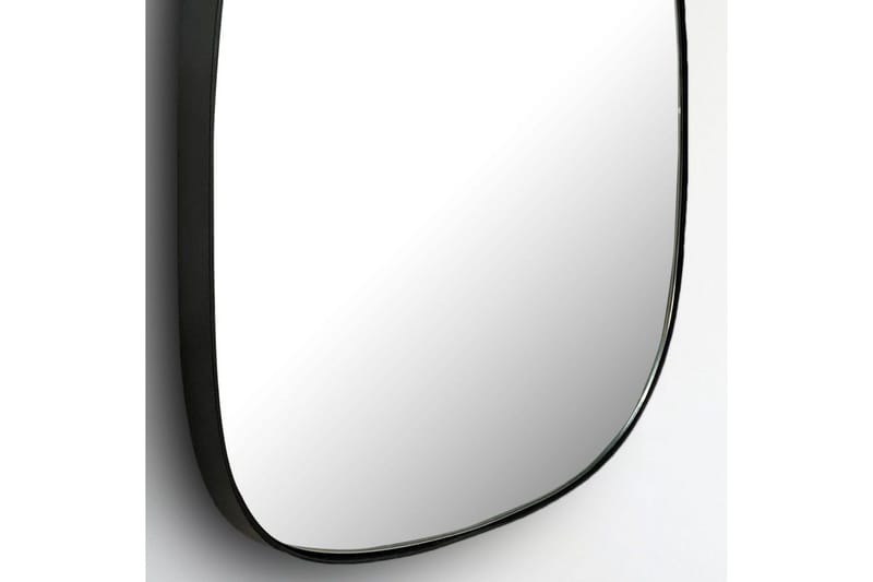 Spegel Wohnling Asymmetrisk tjock metallram oval 60 cm - Inredning - Spegel - Hallspegel