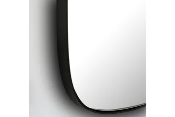 Spegel Wohnling Asymmetrisk tjock metallram oval 60 cm - Inredning - Spegel - Hallspegel