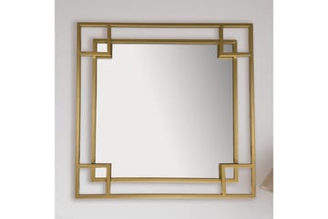 Spegel Wohnling Fyrkantig Geometrisk 60 cm Metallram Modern - Inredning - Spegel - Hallspegel