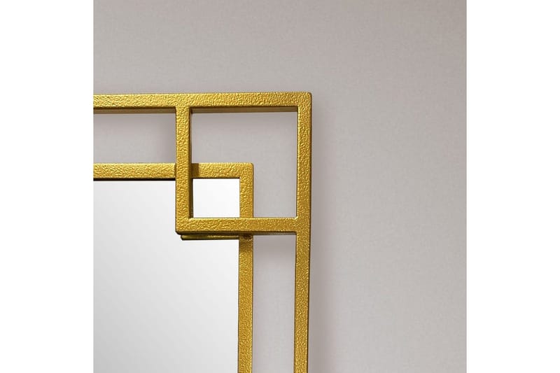 Spegel Wohnling Fyrkantig Geometrisk 60 cm Metallram Modern - Inredning - Spegel - Hallspegel