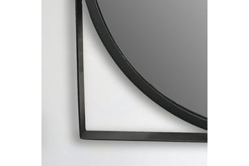 Spegel Wohnling Fyrkantig Ram Rund 54 cm Modern - Inredning - Spegel - Hallspegel