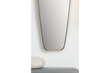 Spegel Wohnling Rektangulärt guld 100 cm klassisk metallram modern - Inredning - Spegel - Hallspegel