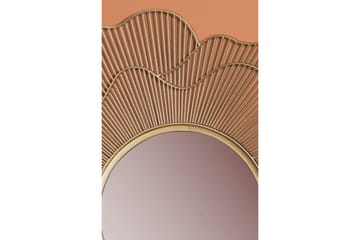Spegel Wohnling Rosmetallram rund 77 cm modern - Inredning - Spegel - Hallspegel