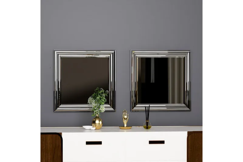 Spegelset (2 delar) Dorougradwyn Argentu - Zurellentu - Inredning - Spegel - Hallspegel