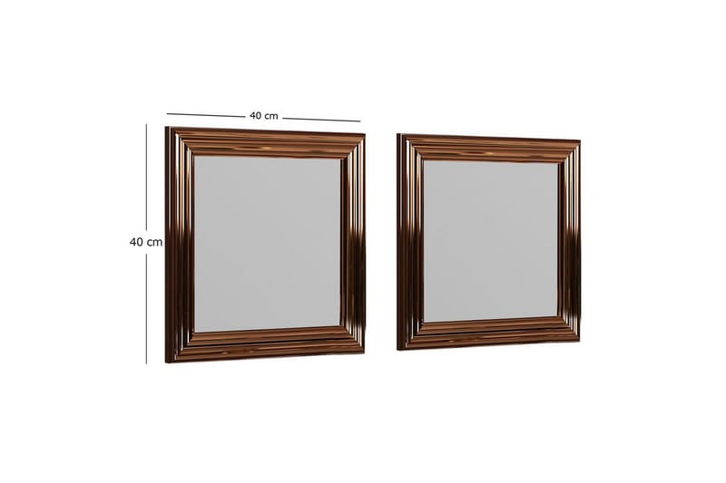 Spegelset (2 delar) Dorougradwyn Brons - Brons - Inredning - Spegel - Hallspegel