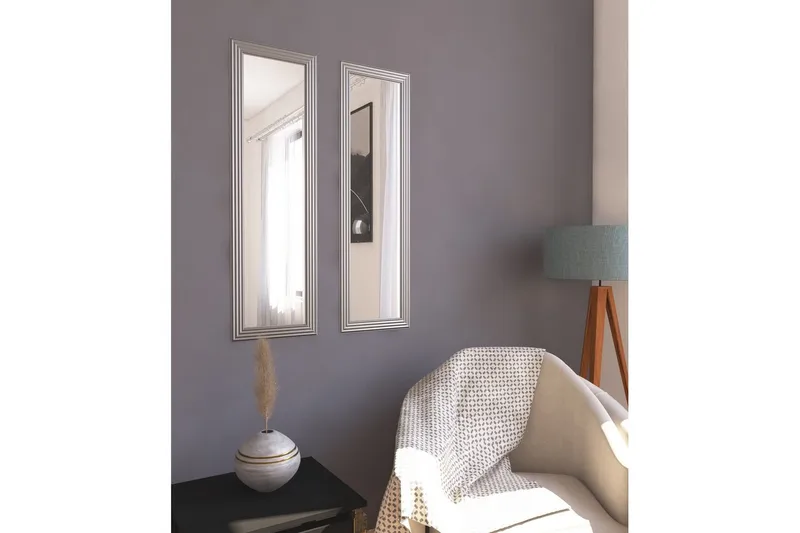 Spegelset (2 delar) Miyoshi Argentu - Zurellentu - Inredning - Spegel - Hallspegel
