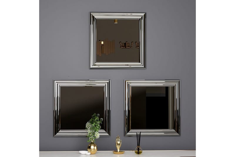 Spegelset (3 delar) Gausberto Argentu - Zurellentu - Inredning - Spegel - Hallspegel