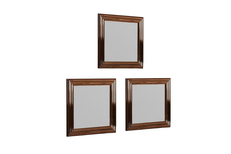 Spegelset (3 delar) Gausberto Brons, Brons