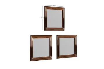 Spegelset (3 delar) Gausberto Brons - Brons - Inredning - Spegel - Hallspegel