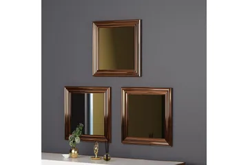 Spegelset (3 delar) Gausberto Brons - Brons - Inredning - Spegel - Hallspegel