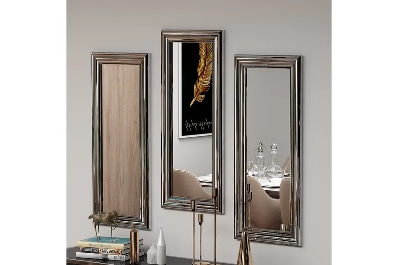 Spegelset (3 delar) Sudavia Argentu - Zurellentu - Inredning - Spegel - Hallspegel