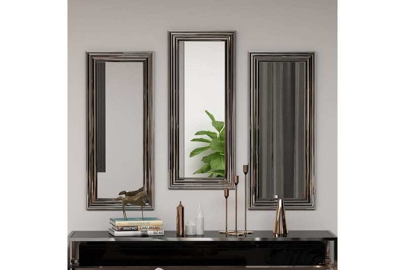 Spegelset (3 delar) Sudavia Argentu - Zurellentu - Inredning - Spegel - Hallspegel