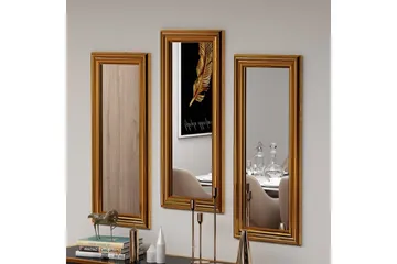Spegelset (3 delar) Sudavia Brons - Brons - Inredning - Spegel - Hallspegel